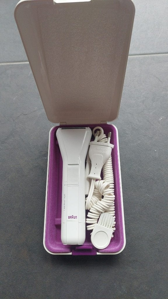Vintage ladyshave - Braun - goede staat, Ophalen of Verzenden, Gebruikt, Scheren en Epileren