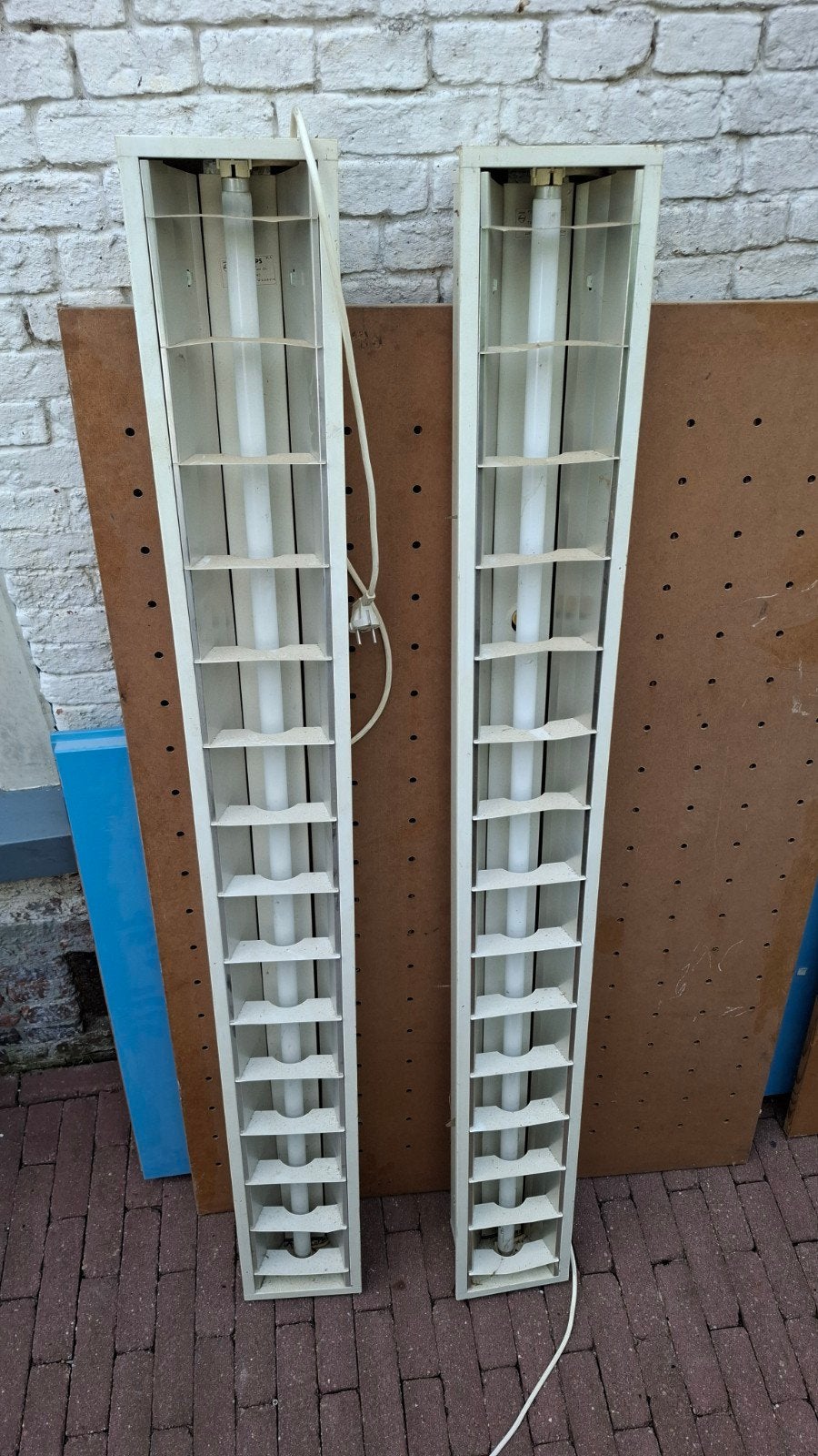 Inbouw TL bakken, Doe-het-zelf en Verbouw, Bouwverlichting, Ophalen, Gebruikt, 50 tot 200 watt, Lamp met armatuur