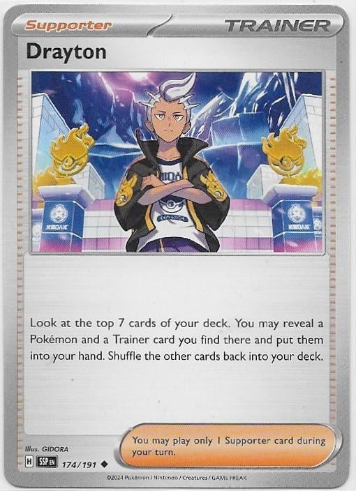 Surging Sparks,  Drayton [uncommon] 174/191, Verzenden, Nieuw, Losse kaart