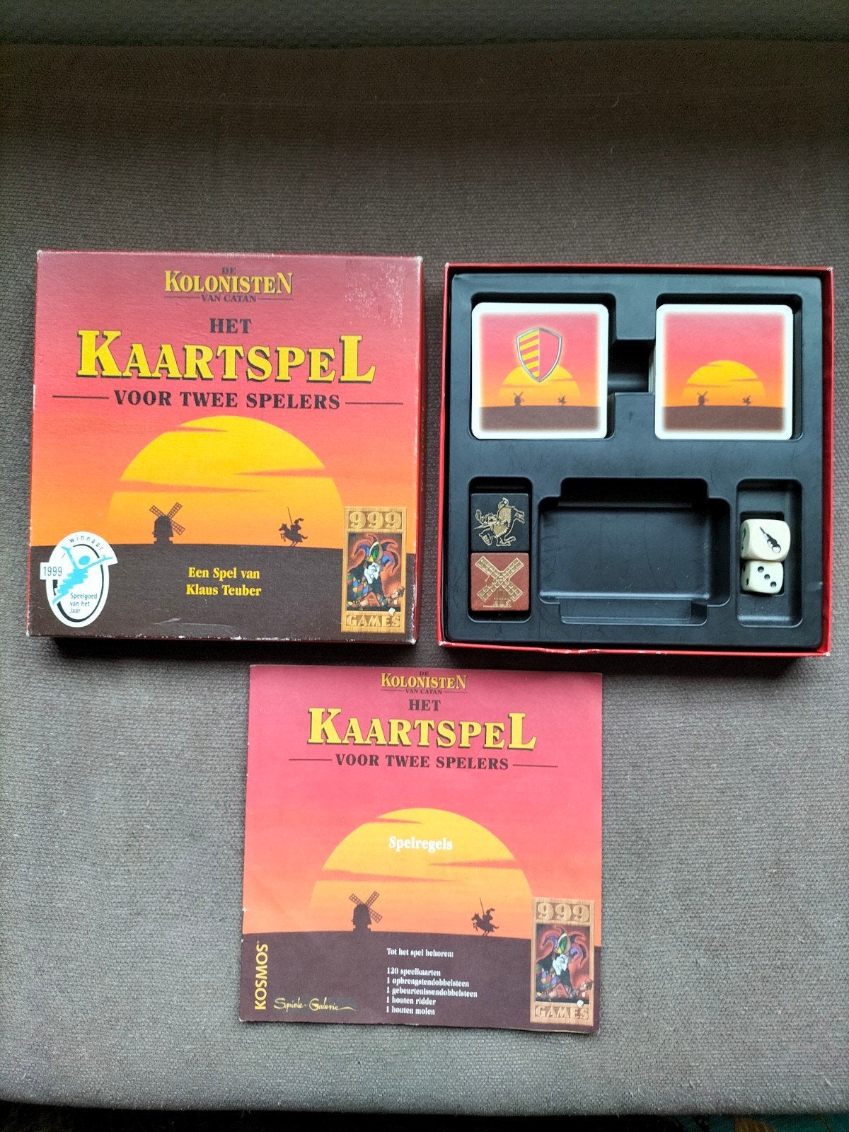 De Kolonisten van Catan: Het Kaartspel (voor twee spelers), Een of twee spelers, Ophalen, Zo goed als nieuw, 999 Games