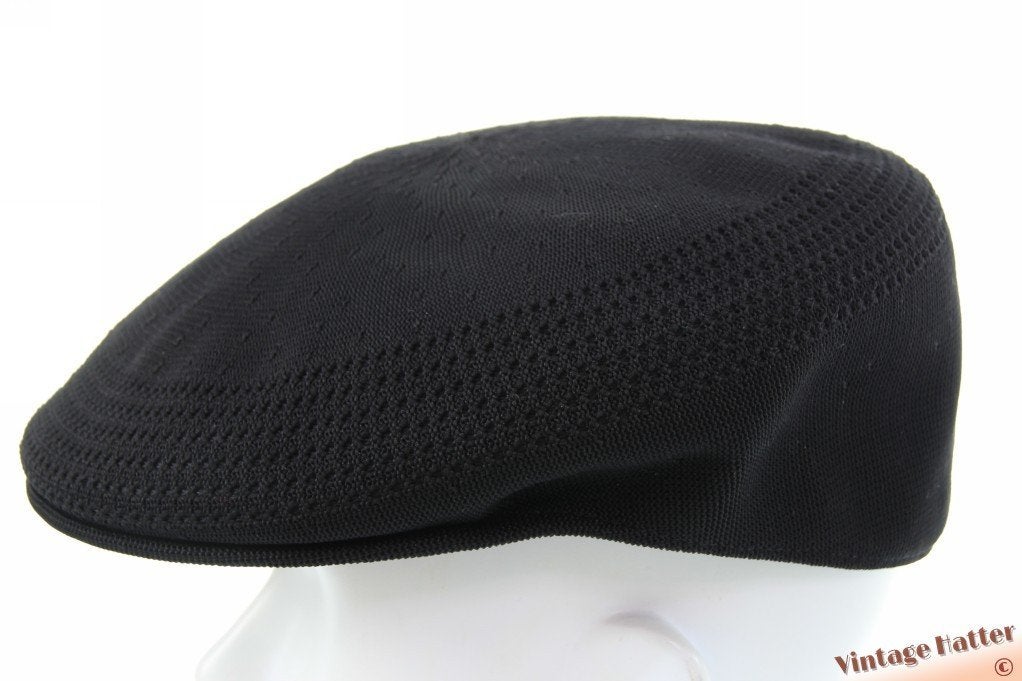Platte pet Kangol Ventair zwart (L) 59-61 nieuw, 60 cm (XL, 7½ inch) of meer, Nieuw, Ophalen of Verzenden, Pet