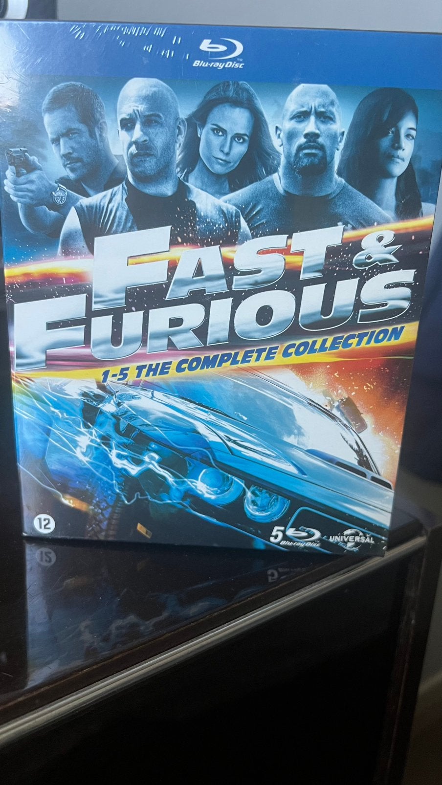 Fast & Furious 1-5 Blu-Ray Box SEALED, Vanaf 12 jaar, Ophalen of Verzenden, Nieuw in verpakking
