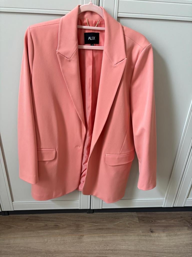Blazer Alix the Label, Kleding | Dames, Jasjes, Kostuums en Pakken, Maat 38/40 (M), Alix the label, Oranje, Ophalen of Verzenden