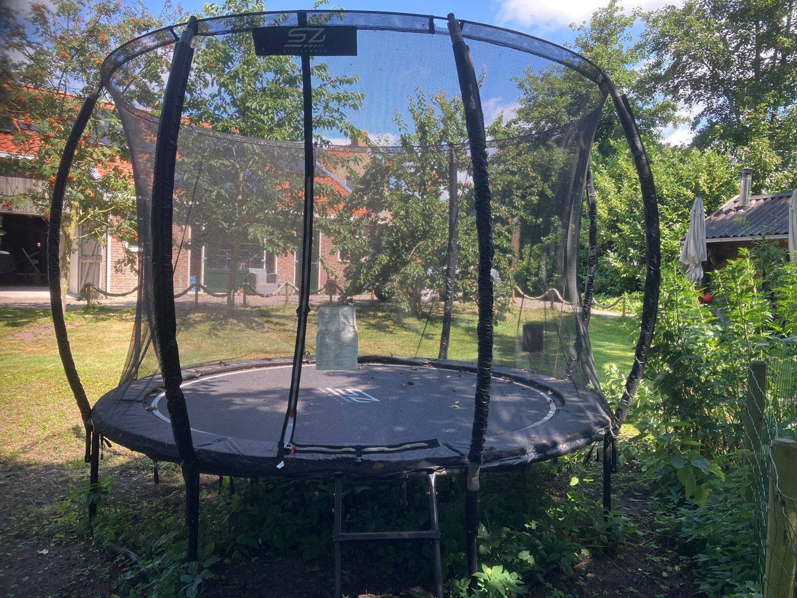 Senz Sports Trampoline met Veiligheidsnet, Kinderen en Baby's, Ophalen, Gebruikt