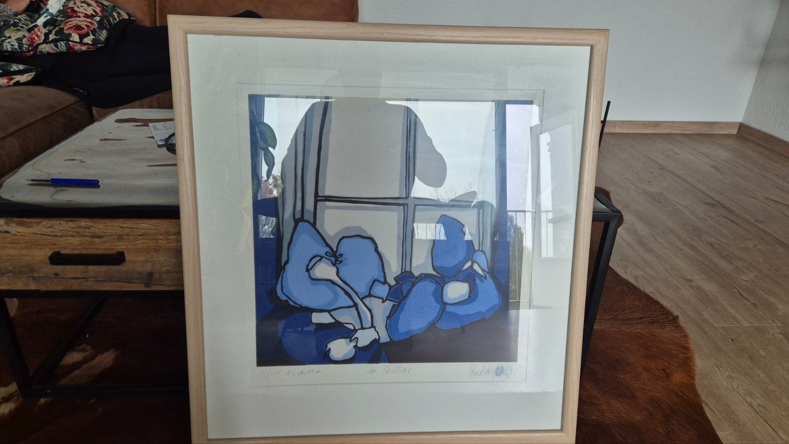 Fon Klement - La Fenêtre - Druk 15/125, Antiek en Kunst, Ophalen, 1950 - 1999, Genummerd, Overige technieken
