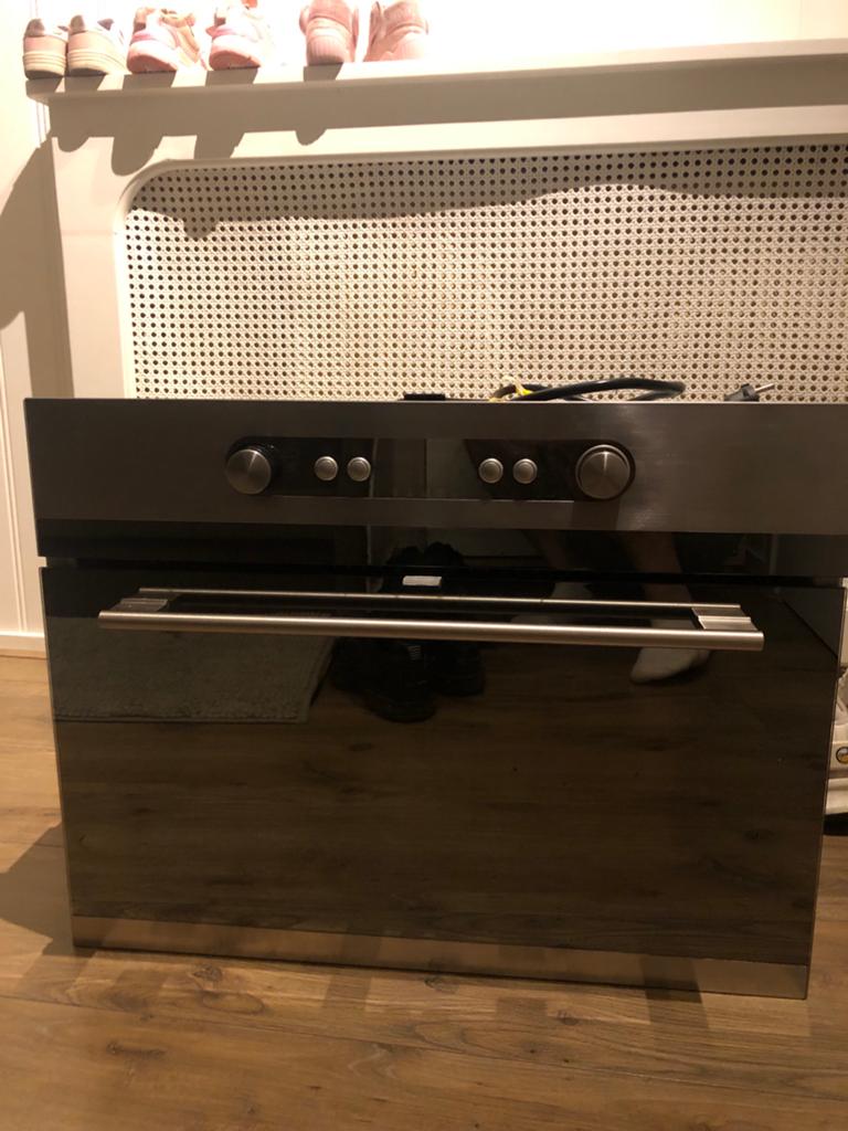 Inbouw oven - Zwart met RVS accenten, Ophalen, Overige merken, Oven, Zo goed als nieuw