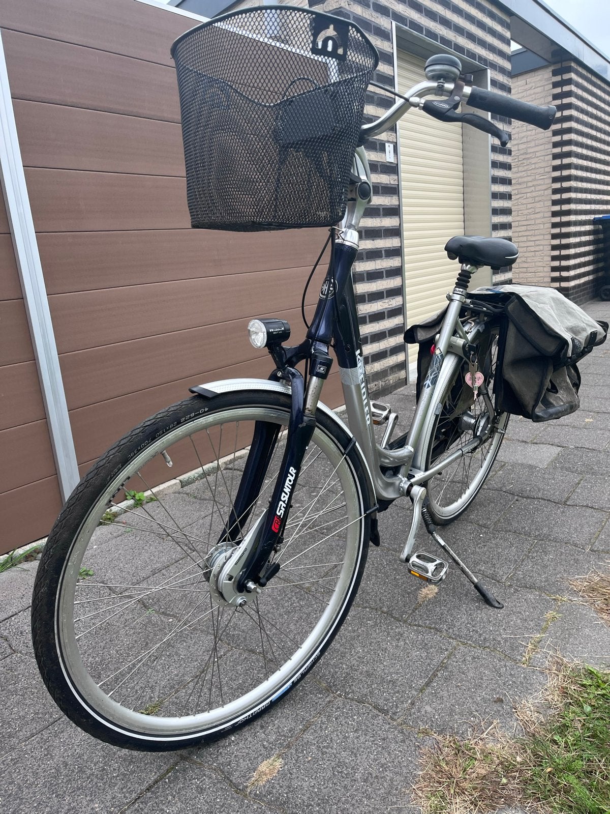 Kreidler Zaandam Dutch Design fiets met mand en fietstassen, Versnellingen, Trommelrem, Ophalen, Overige merken