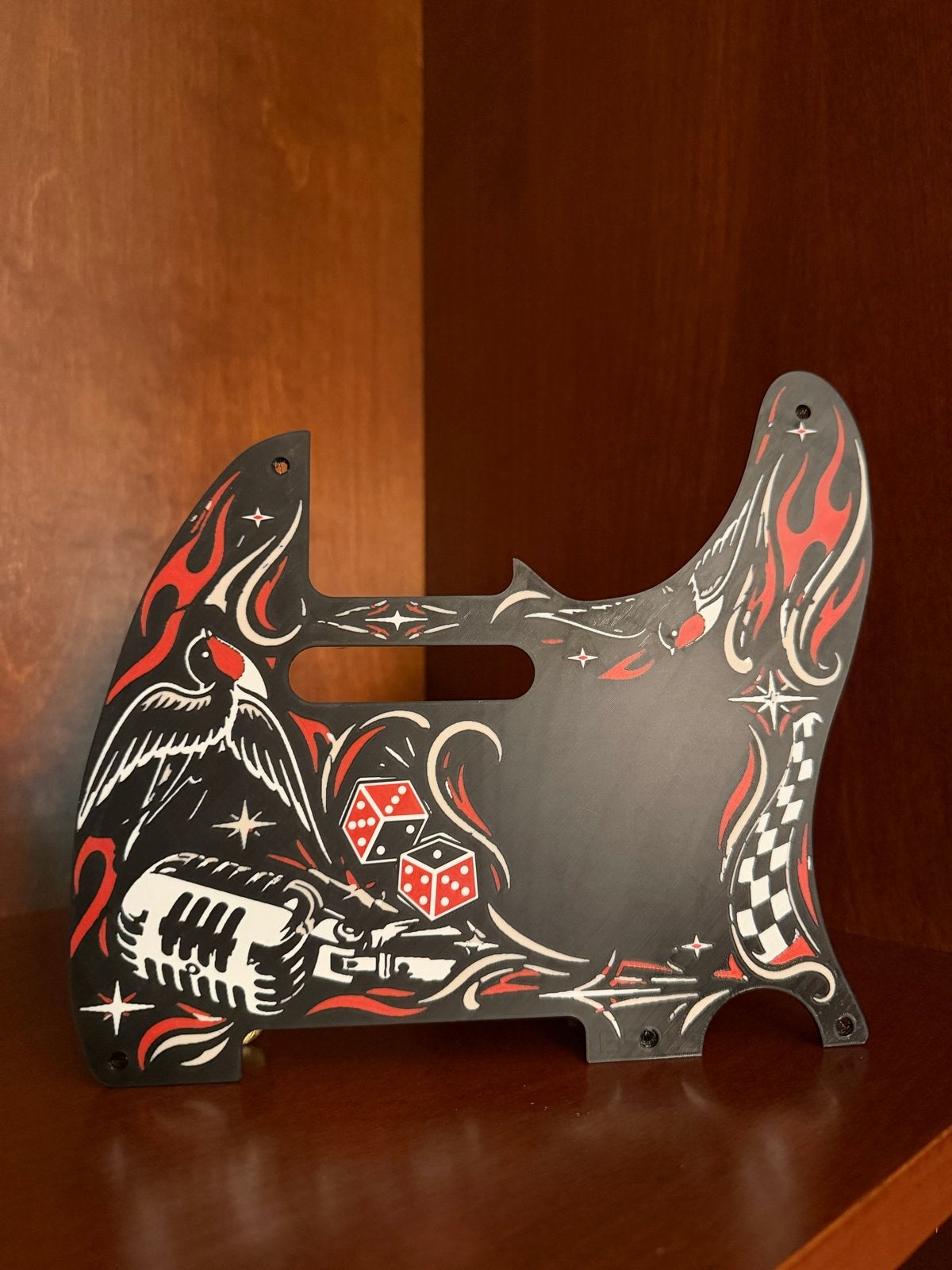 Unieke 'Rockabilly Hotrod' Slagplaat, Ophalen of Verzenden, Nieuw, Elektrische gitaar