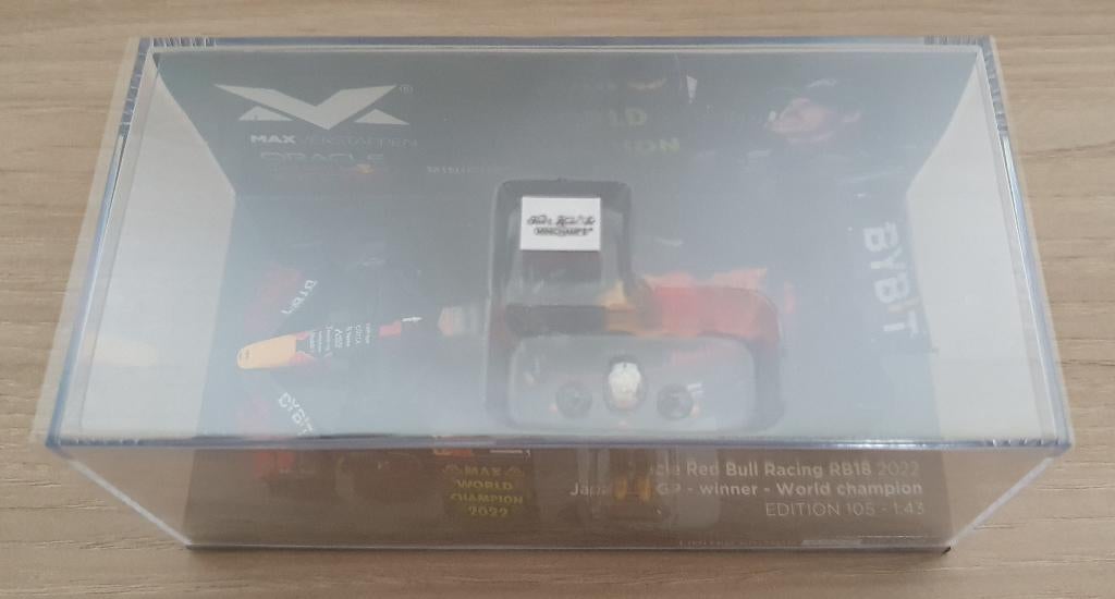 Max Verstappen WORLD CHAMPION 2022 Japan GP, Ophalen of Verzenden, Nieuw, Formule 1