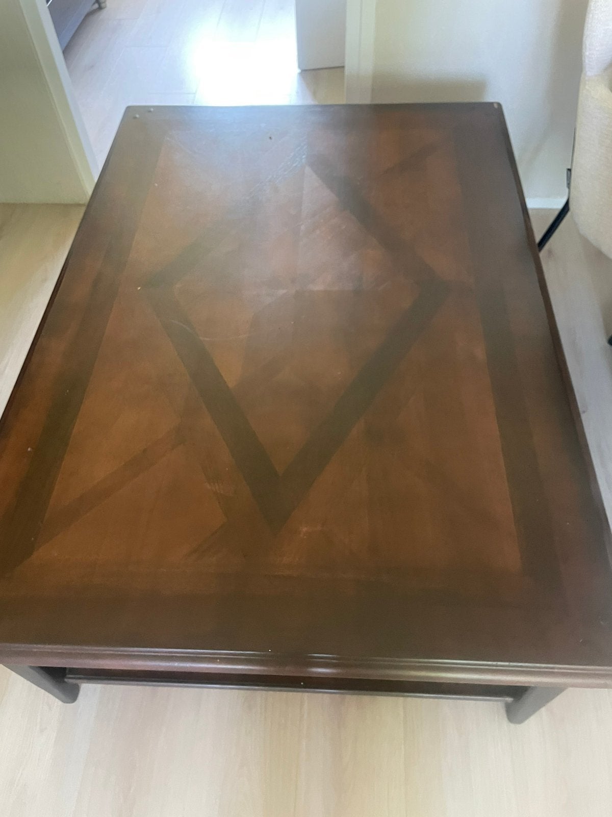 Salontafel gratis ophalen, Huis en Inrichting, Tafels | Salontafels, 100 tot 150 cm, Zo goed als nieuw, Minder dan 50 cm, Rechthoekig