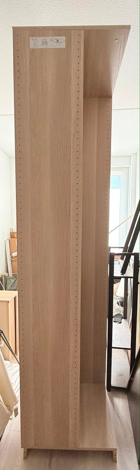 Ikea Pax hoekelement 2.36m hoog, eikenpatroon, Ophalen, Gebruikt