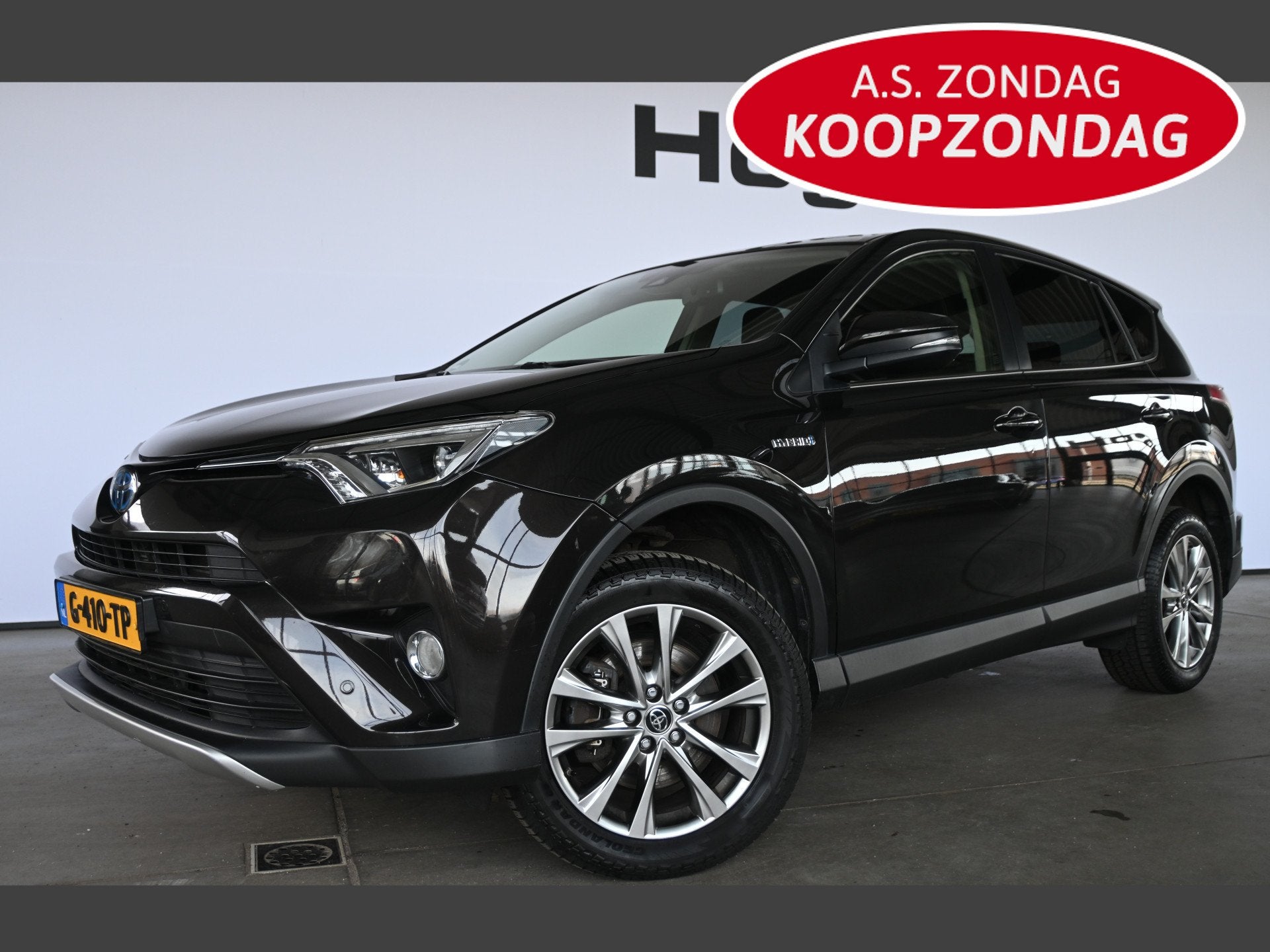 Toyota RAV4 2.5 Hybrid Style Automaat Clima Navigatie Camera, Stof, Gebruikt, Bedrijf, Hybride Elektrisch/Benzine