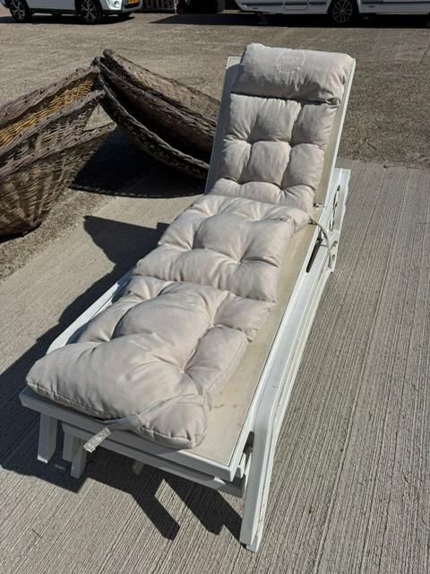 kussens ten behoeve van loung/strandbed, Tuin en Terras, Tuinstoelen, Ophalen, Zo goed als nieuw, Textileen, Stapelbaar