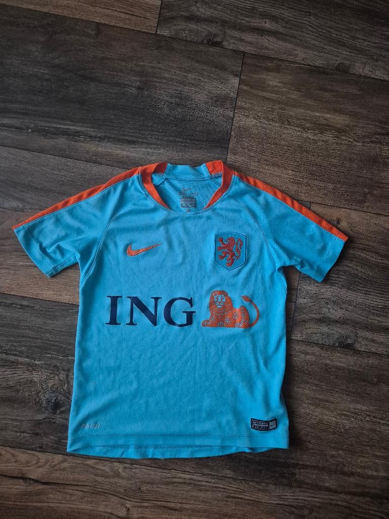 Kinder voetbalshirt Nederlands elftal Nike, NIKE, Jongen of Meisje, Ophalen of Verzenden, Zo goed als nieuw
