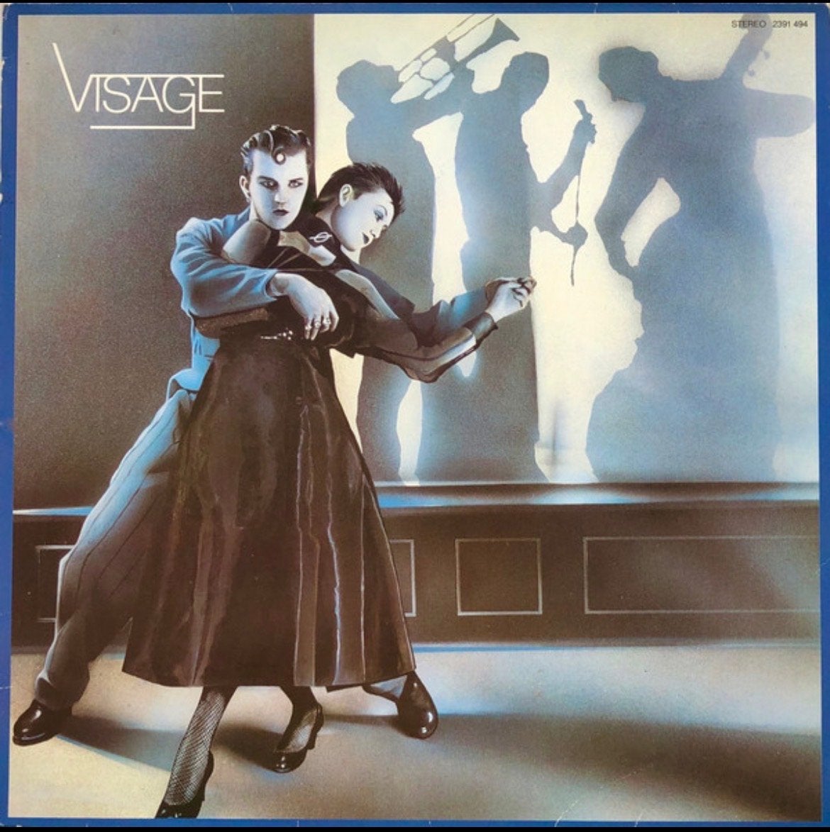 Vinyl AKTIE Visage LP (1980) New Wave Synth-pop, LP, New wave, Ophalen of Verzenden, Zo goed als nieuw