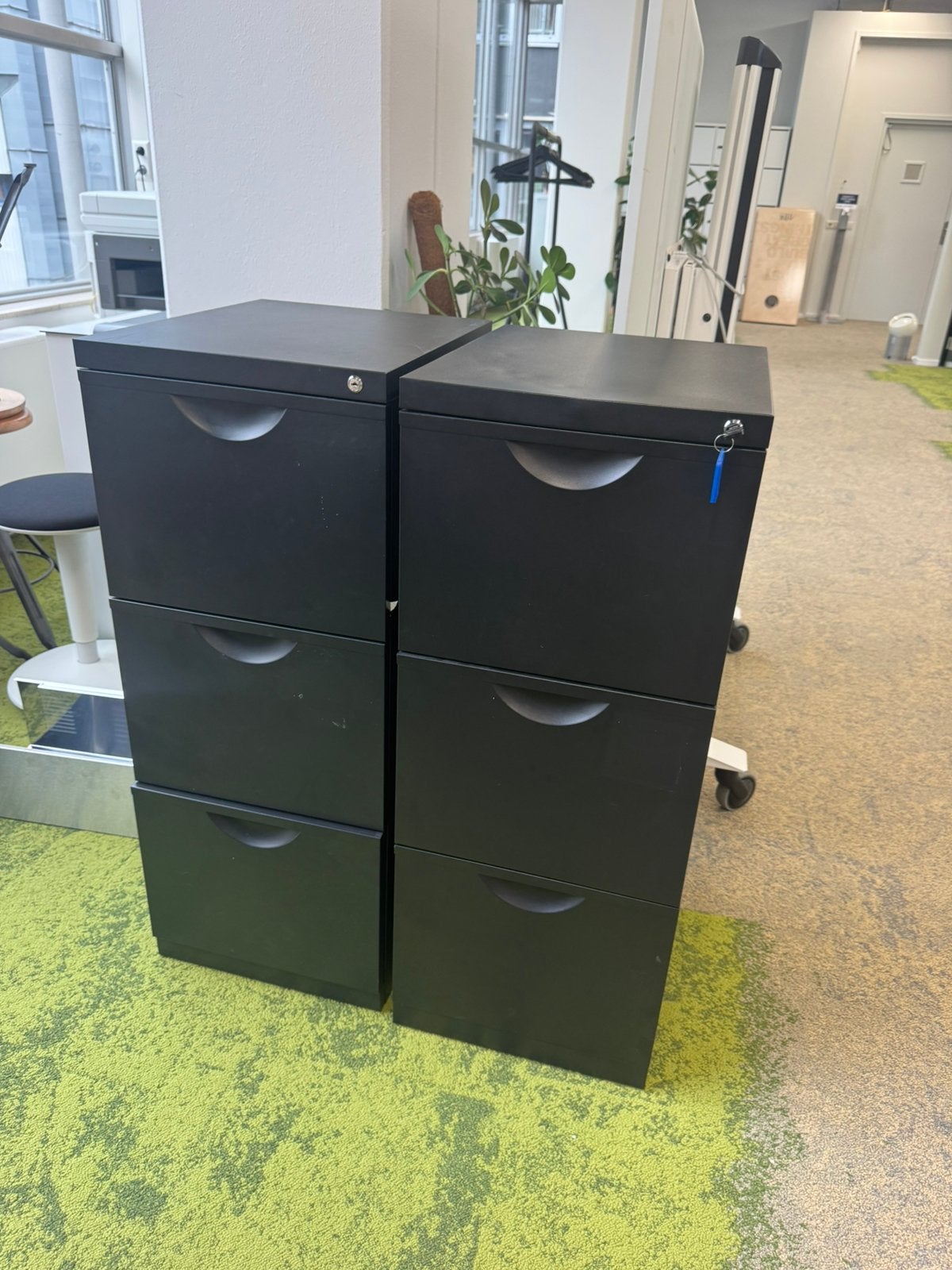 Set van 2 IKEA ERIK Archiefkasten / Ladekasten, Ophalen, 50 tot 100 cm, Zo goed als nieuw, Minder dan 100 cm