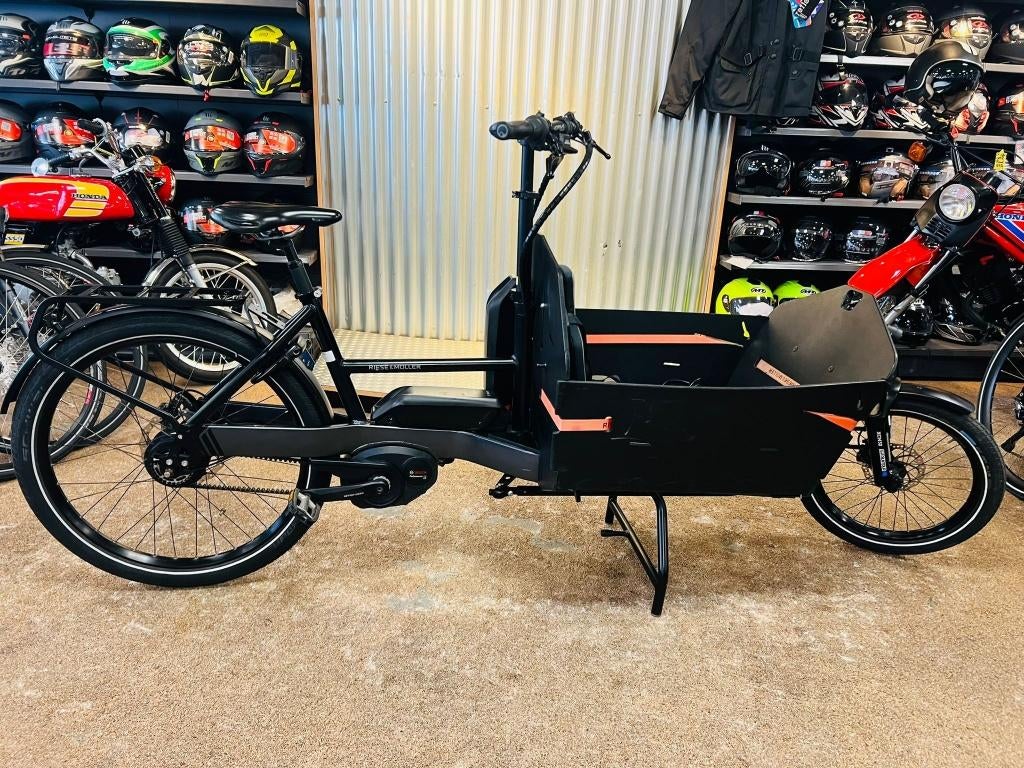 Riese&Muller bakfiets eerste eigenaar nieuwstaat 2 400 accu, Ophalen of Verzenden, Gebruikt, 50 km per accu of meer, Riese & Müller
