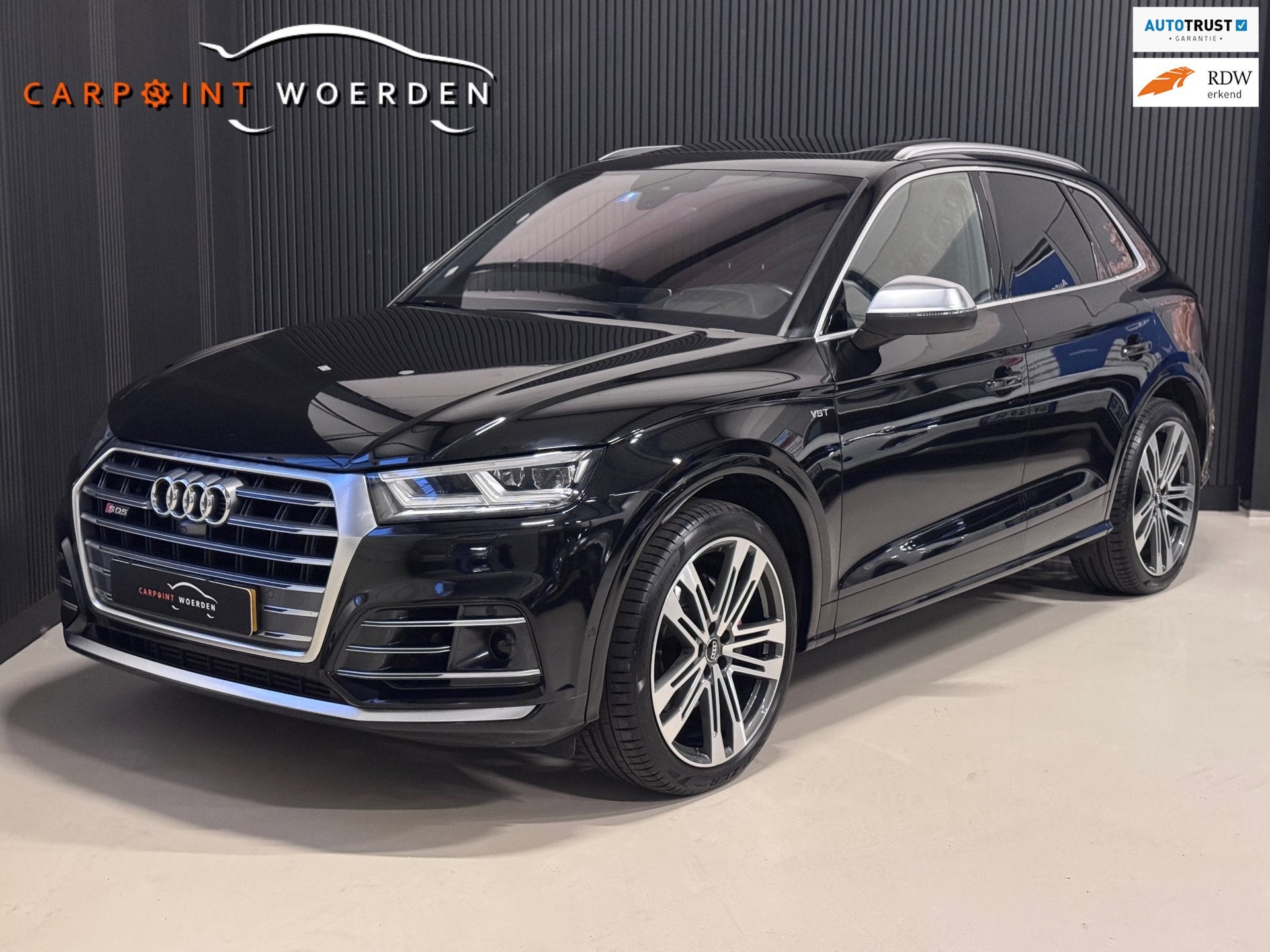 Audi SQ5 3.0 TFSI SQ5 quattro PANO| B&O | SFEERVERL. | TREKH, Auto's, Automaat, Gebruikt, 2995 cc, Zwart