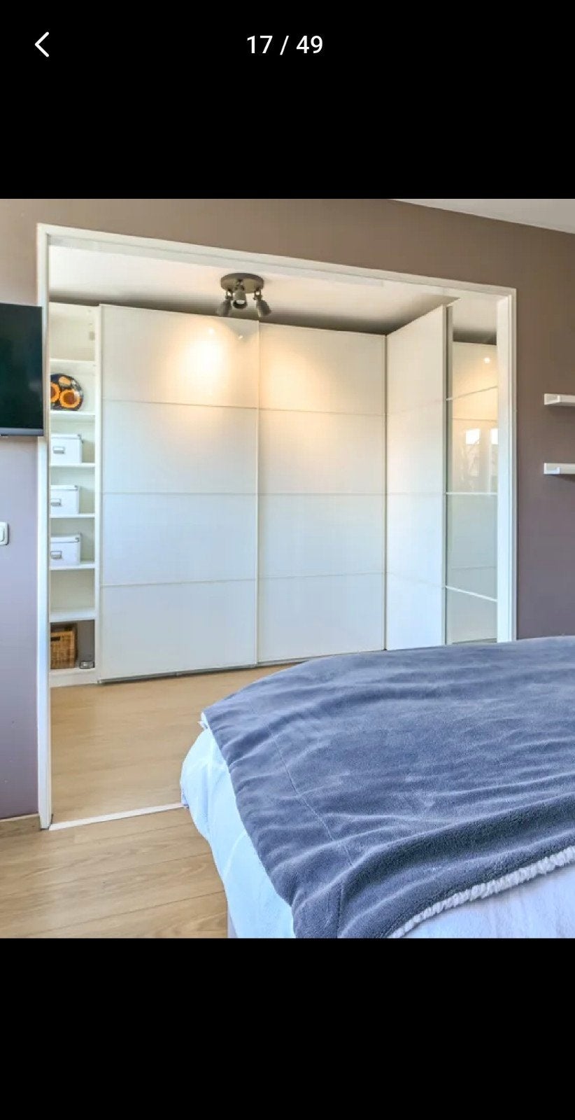 IKEA Kastenwand met hoogglans deuren en spiegel schuifdeur, Huis en Inrichting, Kasten | Kledingkasten, Ophalen, Met deur(en)