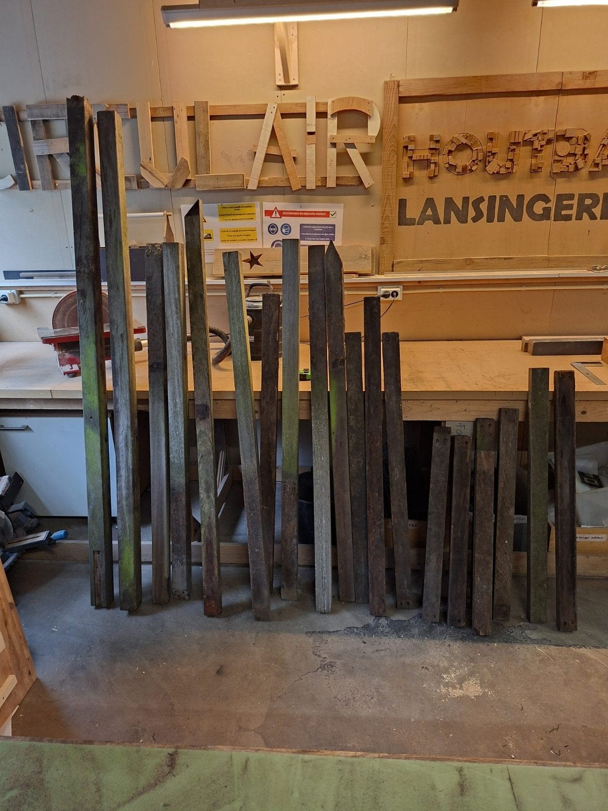 Hardhouten palen 7 euro per meter, Ophalen of Verzenden, Overige typen, Minder dan 2 meter