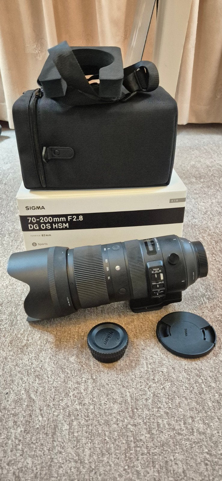 Sigma 70-200mm F2.8 DG OS HSM Sports Nikon F-mount, Audio, Tv en Foto, Fotografie | Lenzen en Objectieven, Statiefgondel, Sigma