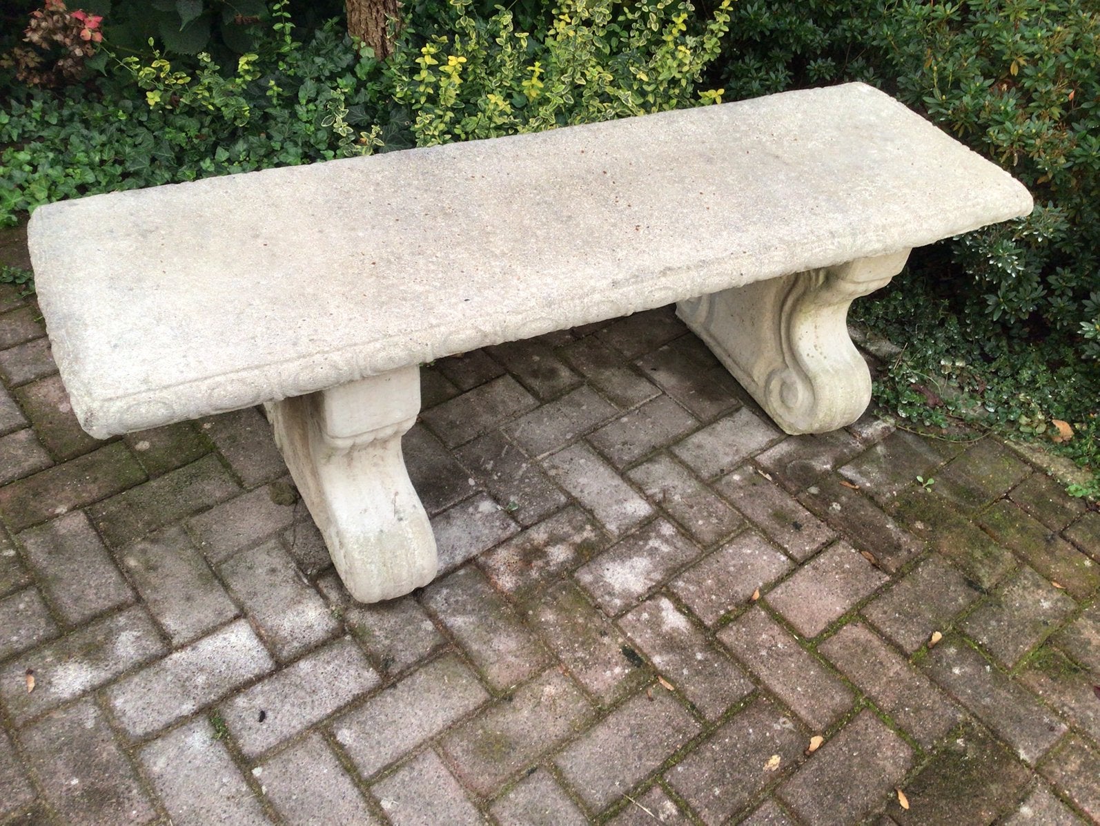 Tuinbank beton, Ophalen, Gebruikt