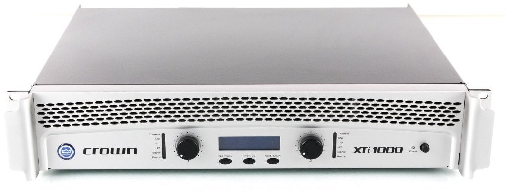 Crown stereo eindversterker/eindtrap XTI met klein defect, Ophalen, Gebruikt, 500 tot 1000 watt, Overige typen