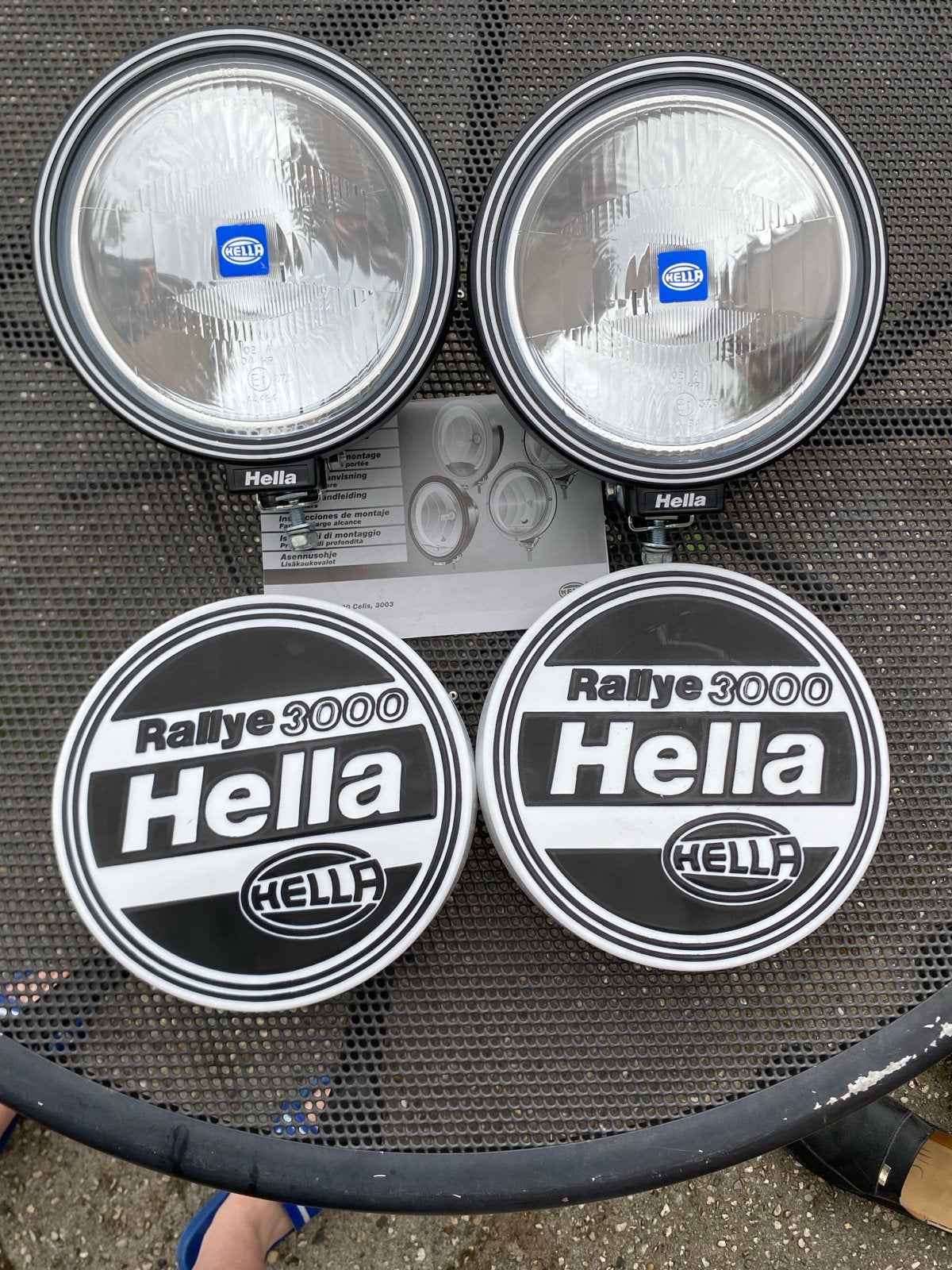 Hella Rallye 3000 Verstralers met afdekkappen, Auto-onderdelen, Ophalen, Nieuw, Universele onderdelen