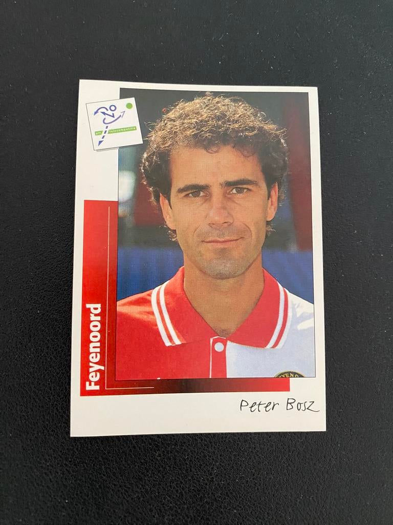 Peter Bosz - Feyenoord Rotterdam - Panini Voetbal 96, Ophalen of Verzenden, Zo goed als nieuw, Feyenoord, Poster, Plaatje of Sticker