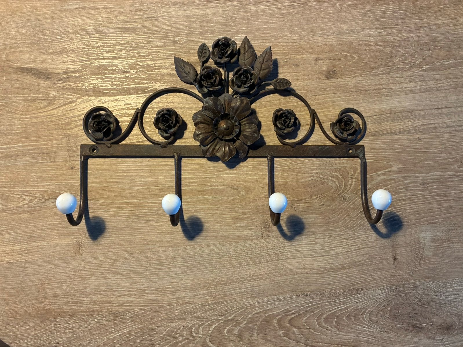 Brocante stijl kapstok, Huis en Inrichting, Woonaccessoires | Kapstokken, Zo goed als nieuw, Minder dan 100 cm, Metaal, Ophalen