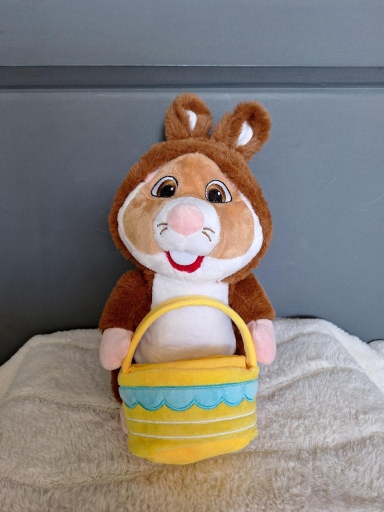 AH hamster paashaas met mandje, Kinderen en Baby's, Speelgoed | Knuffels en Pluche, Albert Heijn, Overige typen, Ophalen of Verzenden