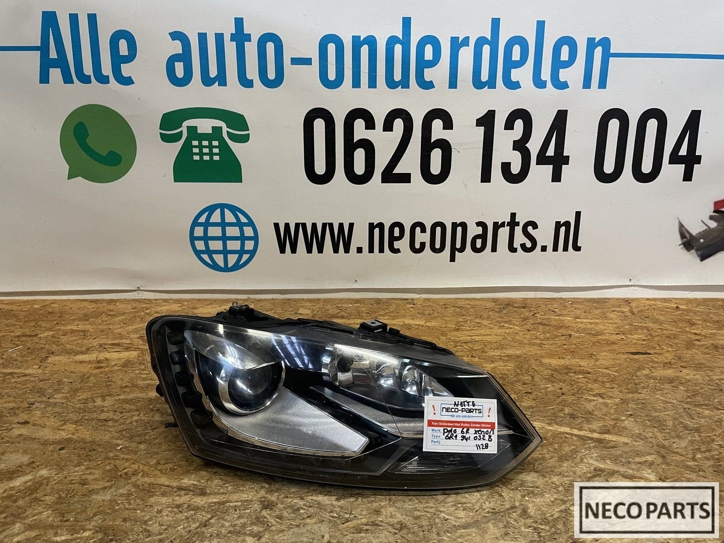 VOLKSWAGEN POLO 6R XENON LED KOPLAMP RECHTS 6R1941032B, Auto-onderdelen, Verlichting, Gebruikt, -, Volkswagen, -