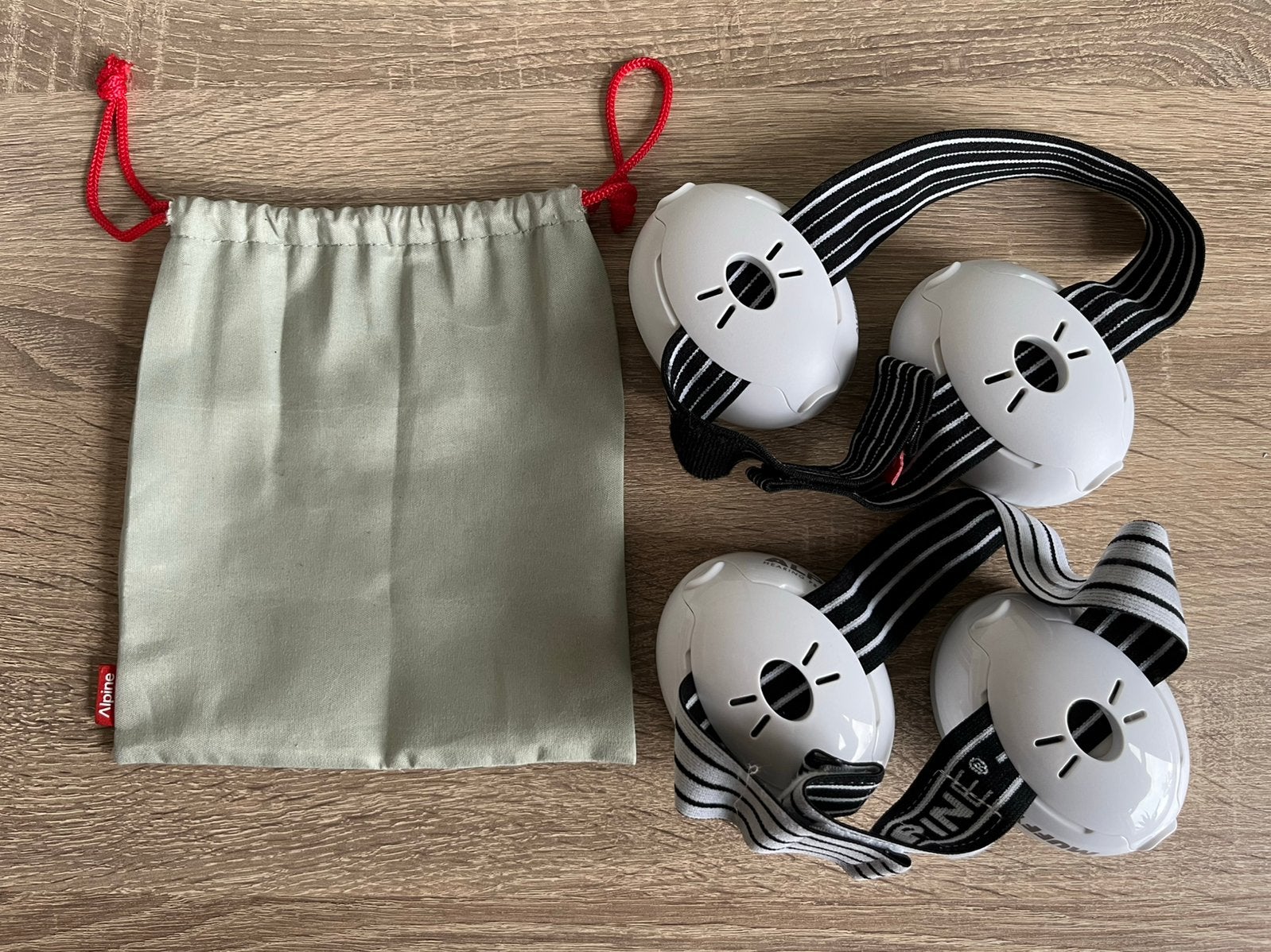 Alpine Muffy baby/peuter gehoorbescherming (2x), Ophalen, Zo goed als nieuw