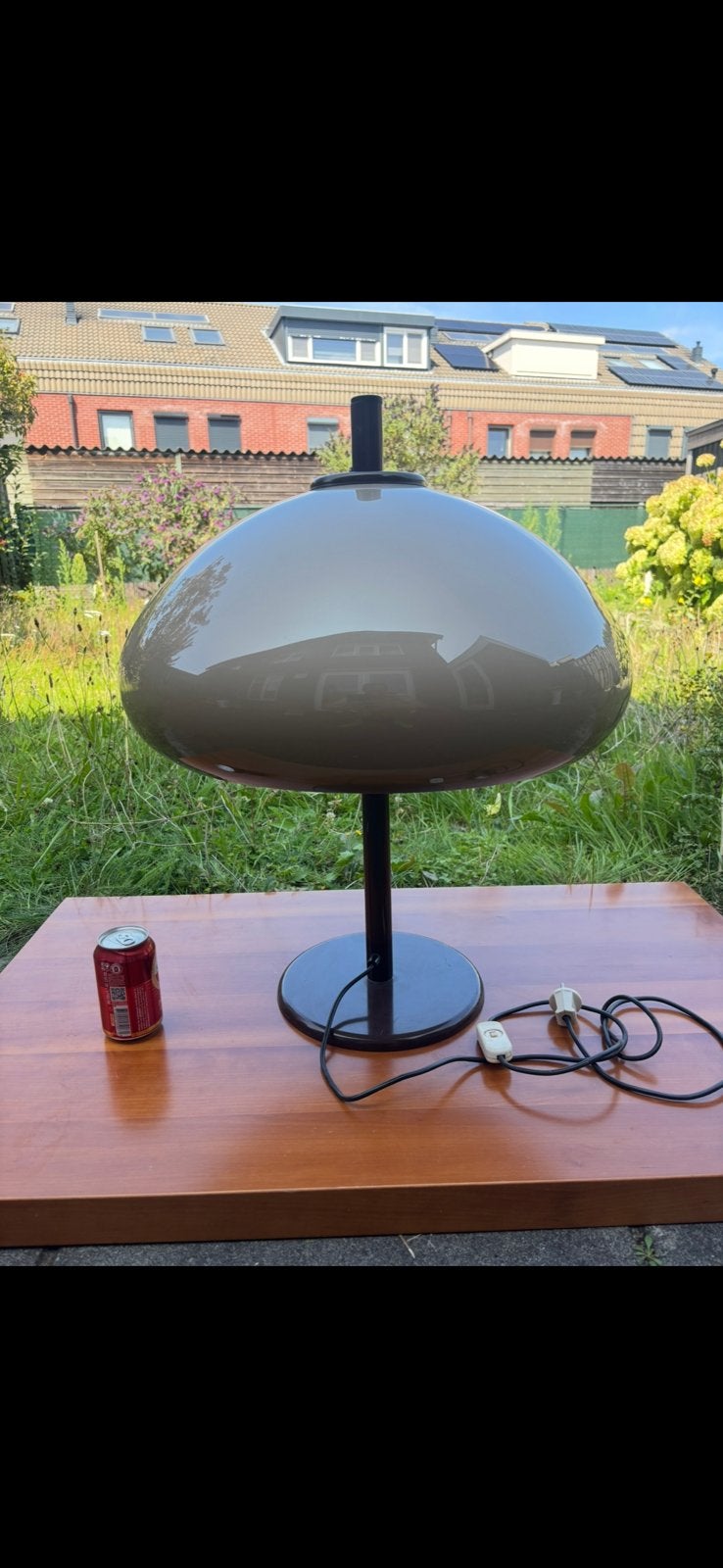 Grote space age, retro mushroom lamp, Ophalen, Gebruikt