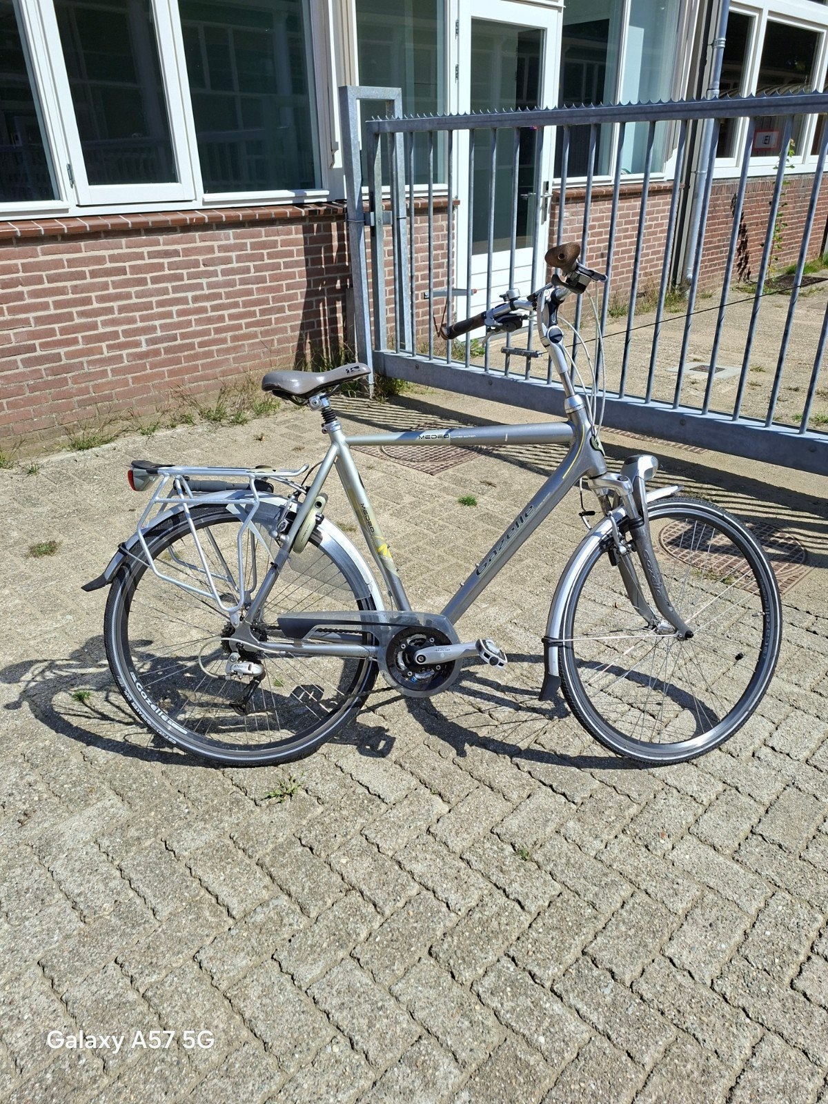 Gazelle Medeo Limited Edition herenfiets, Fietsen en Brommers, Fietsen | Heren | Herenfietsen, Ophalen, Gebruikt, Velgrem, Versnellingen