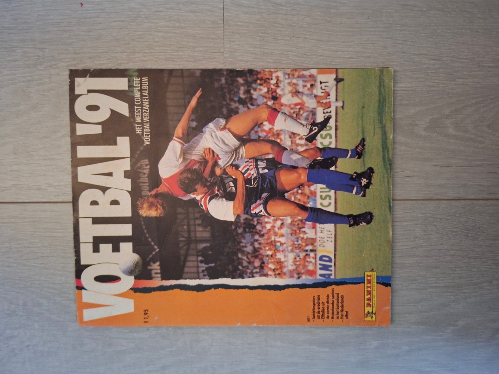 Panini Voetbal 1991 verzamelalbum compleet, Verzamelen, Ophalen of Verzenden, Gebruikt, Overige binnenlandse clubs, Boek of Tijdschrift