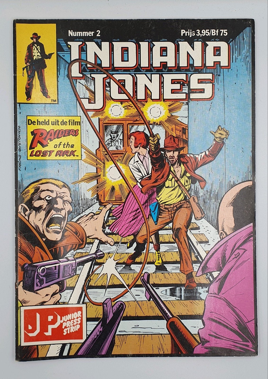 Te koop: Indiana Jones Junior Press Strip Nummer 2, Boeken, Stripboeken, Eén stripboek, Ophalen of Verzenden, Gelezen