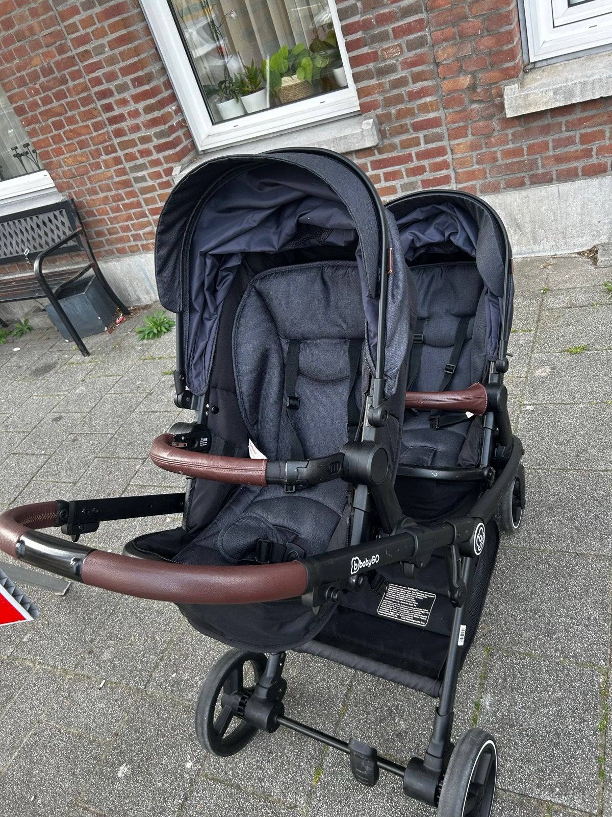 Tweeling kinderwagen inclusief autostoelen