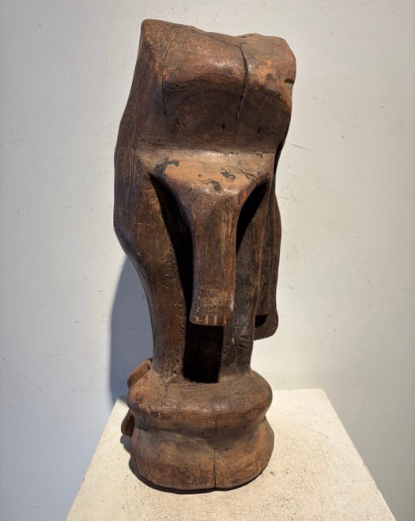 Antiek Beeld Hout-Figuur Legaal Congo 1940-50 + Certificaat, Ophalen of Verzenden