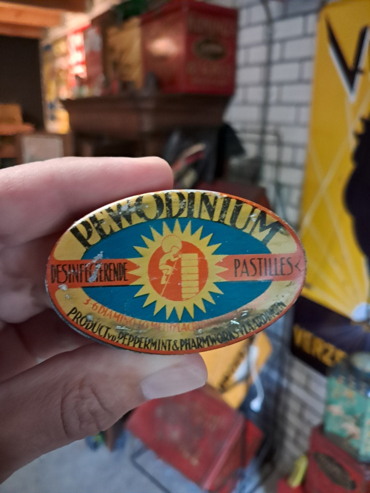 Pewodinium Vlaardingen pastilles blikje, Ophalen of Verzenden, Gebruikt, Overige