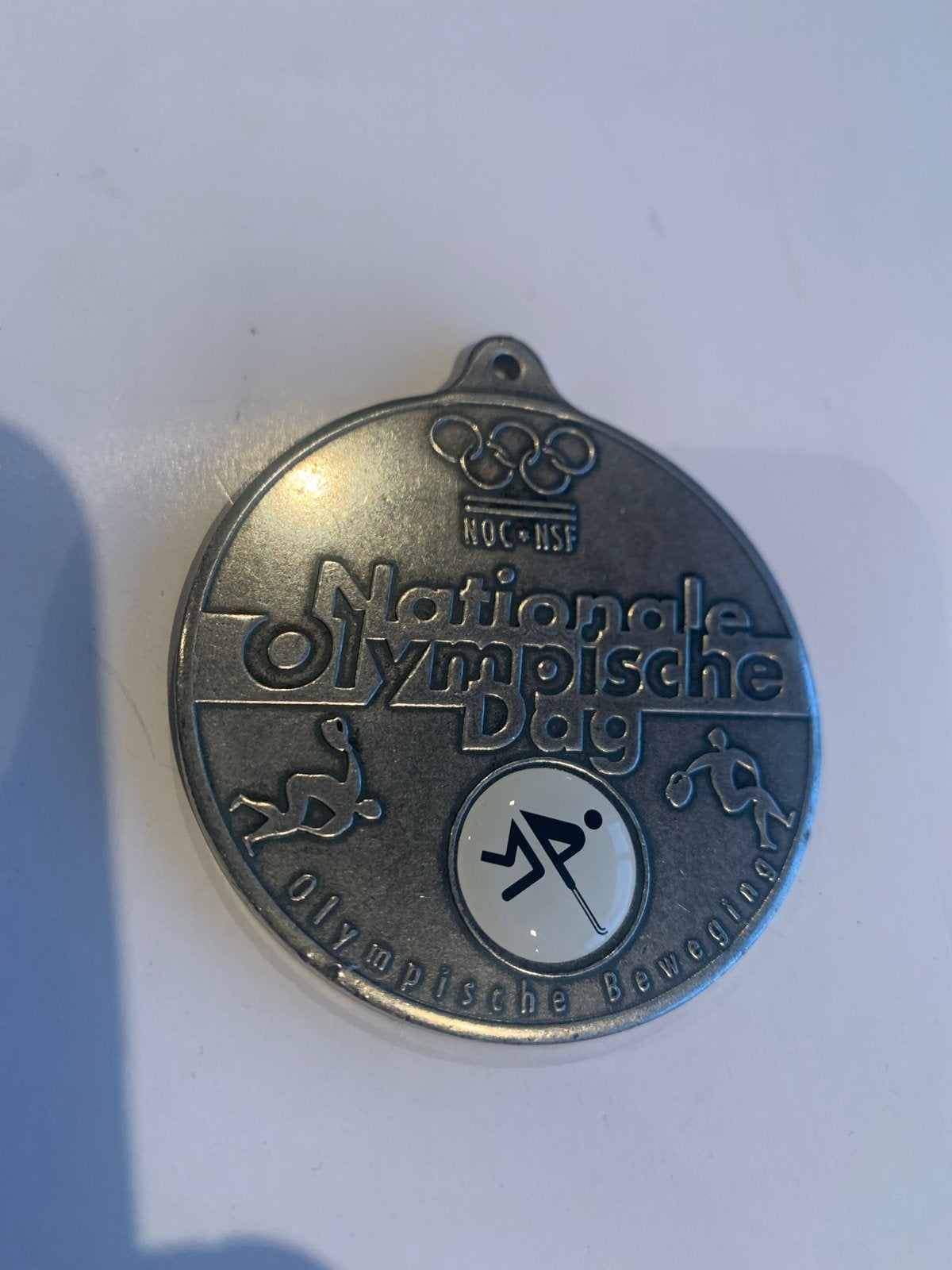 Nationale Olympische Dag Medaille 2000 - Shell, Postzegels en Munten, Ophalen of Verzenden, Overige materialen, Nederland