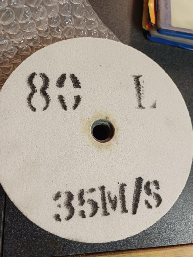 Nieuw Ferm slijpsteen 150 mm G80, Ophalen of Verzenden, Nieuw, Minder dan 700 watt, Werkbankslijpmachine