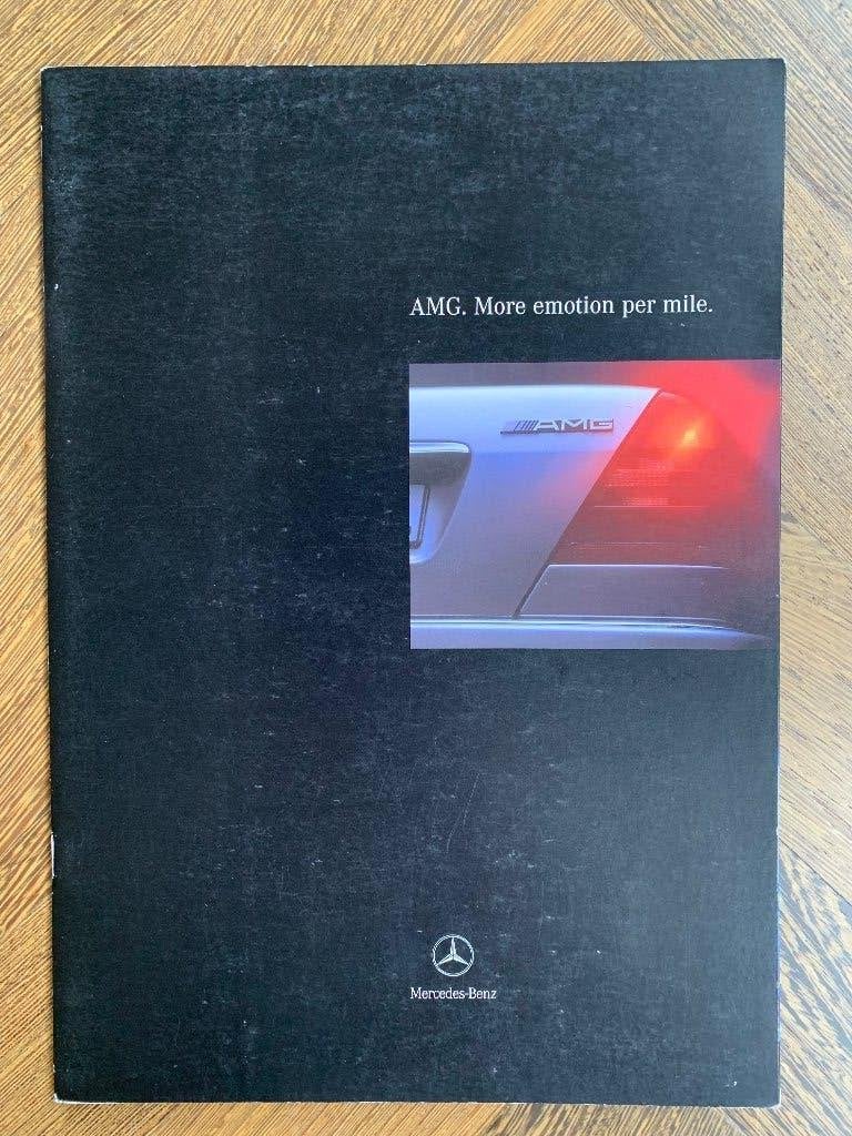 Engelse folder, brochure Mercedes-Benz AMG 1996 nieuw, Nieuw, Mercedes-Benz, Mercedes, Ophalen of Verzenden