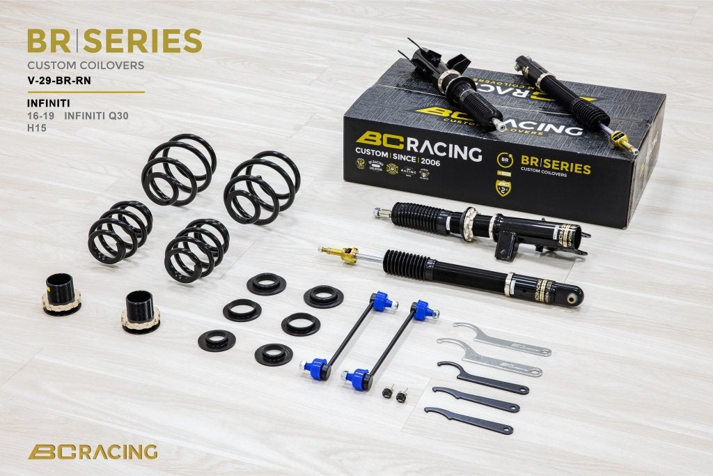 BC Racing schroefset verlaging - Infiniti Q30 16-19, Ophalen of Verzenden