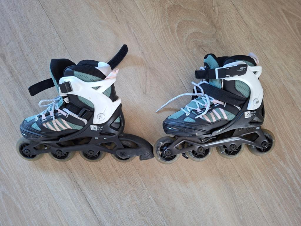 Oxelo verstelbare skates-Maat 35-38, Sport en Fitness, Skeelers, Ophalen, Verstelbaar, Gebruikt, Kinderen