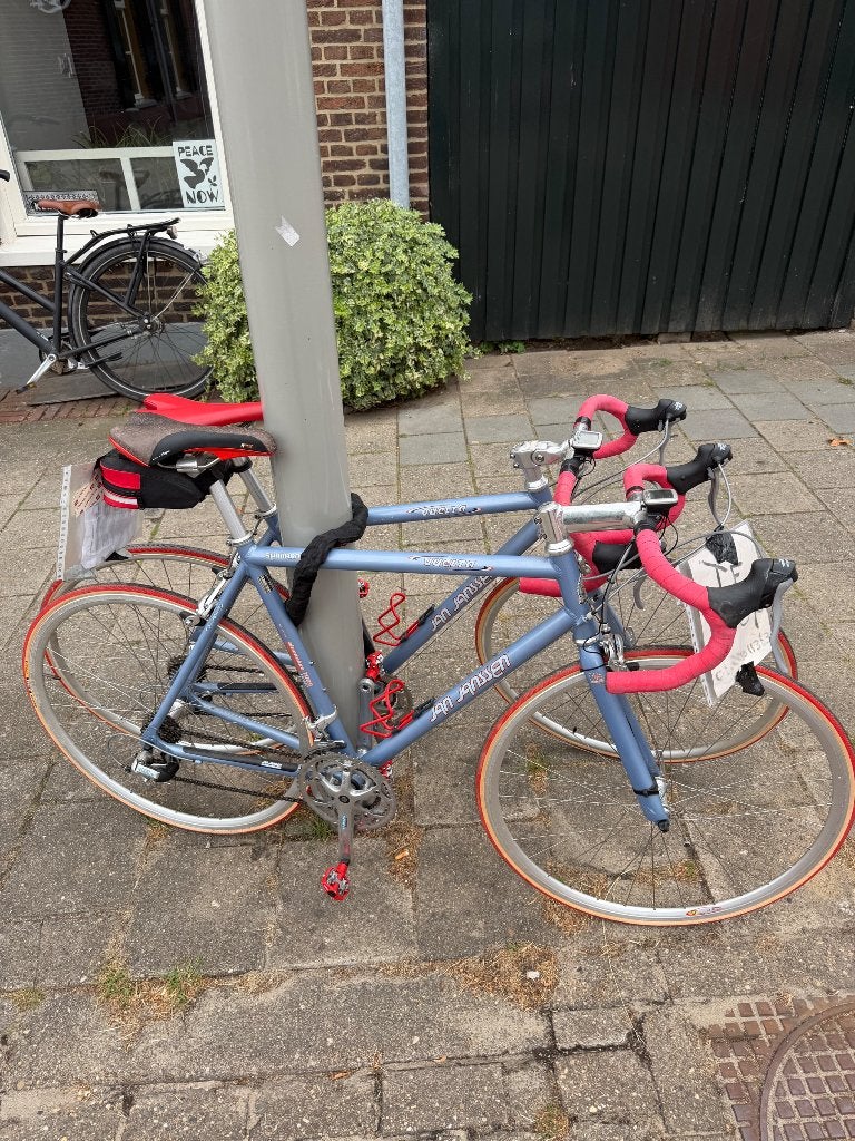 2 jan Janssen racefietsen zeer goed onderhouden., Fietsen en Brommers, Fietsen | Racefietsen, 28 inch, Velgrem, Aluminium, Zo goed als nieuw