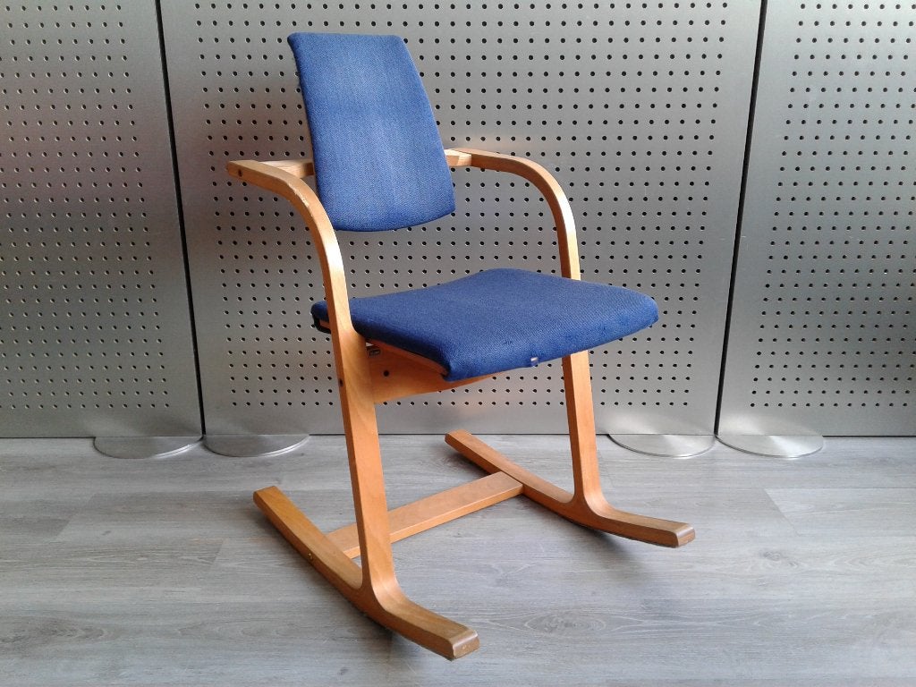 1x Stokke (Variér) Actulum (Blauw), Gebruikt!, Huis en Inrichting, Stoelen, Gebruikt, Blauw, Ophalen of Verzenden, Variér