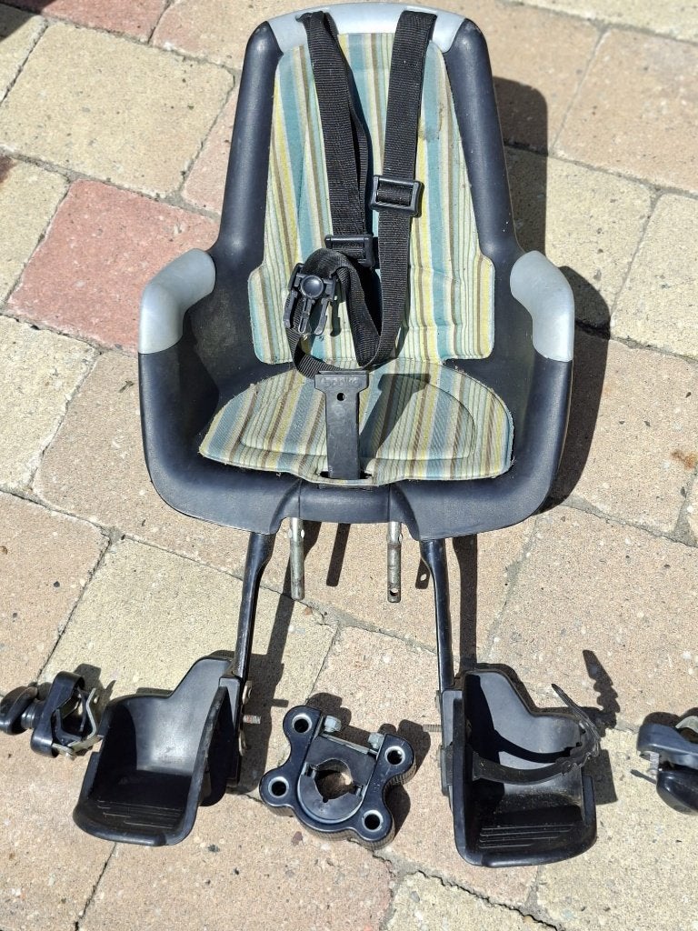Bobike fietsstoeltje voorzitje incl. scherm en beugels, Voorzitje, Ophalen of Verzenden, Bobike, Gebruikt