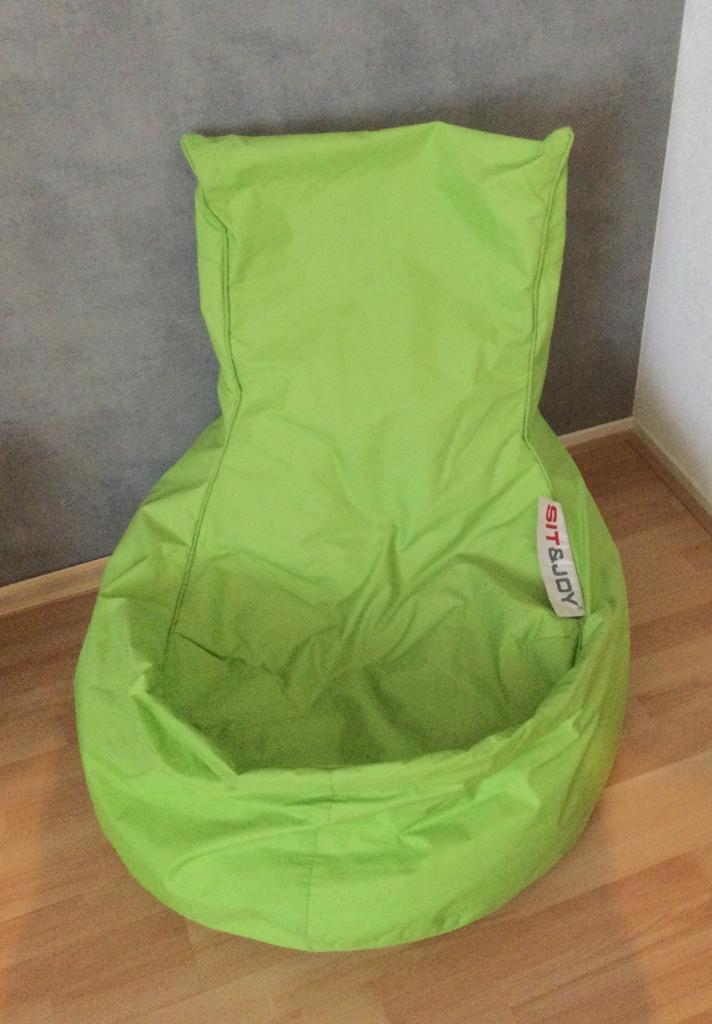Sit&Joy zitzak, Ophalen, Zo goed als nieuw, Groen, Zitzak