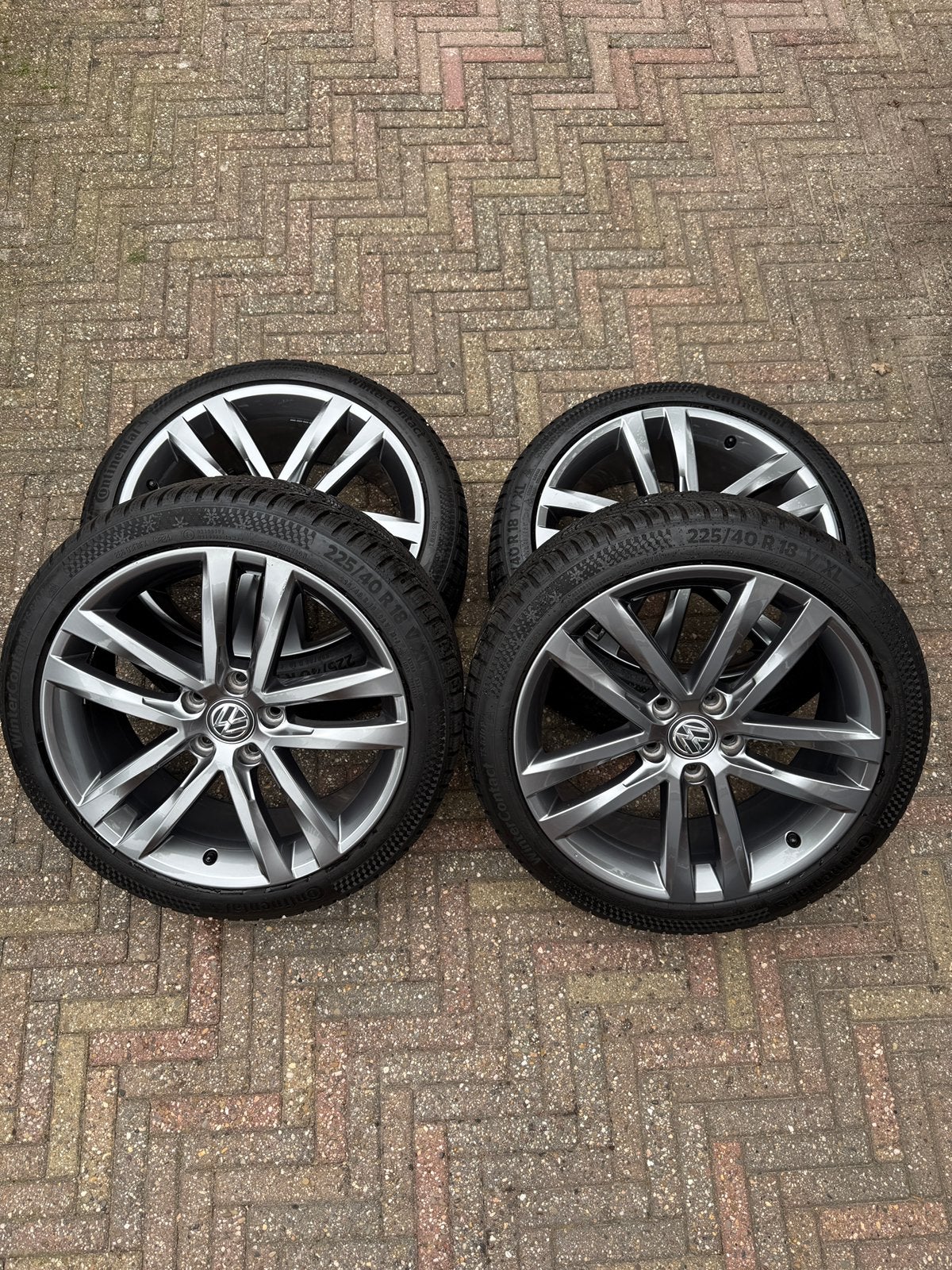 OEM Salvador Velgen 18 inch – Volkswagen Golf 7/7.5, Auto-onderdelen, Banden en Velgen, Ophalen, 18 inch, Gebruikt, Banden en Velgen